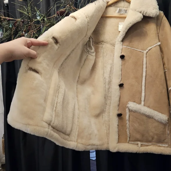 Genuine shirling vintage coat - Picture 4 of 14